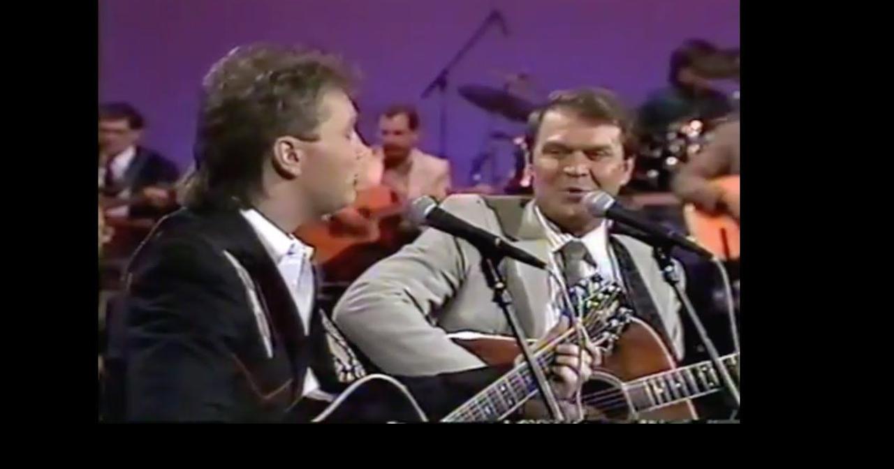 "Hand That Rocks the Cradle," Glen Campbell and Steve Wariner (1987)