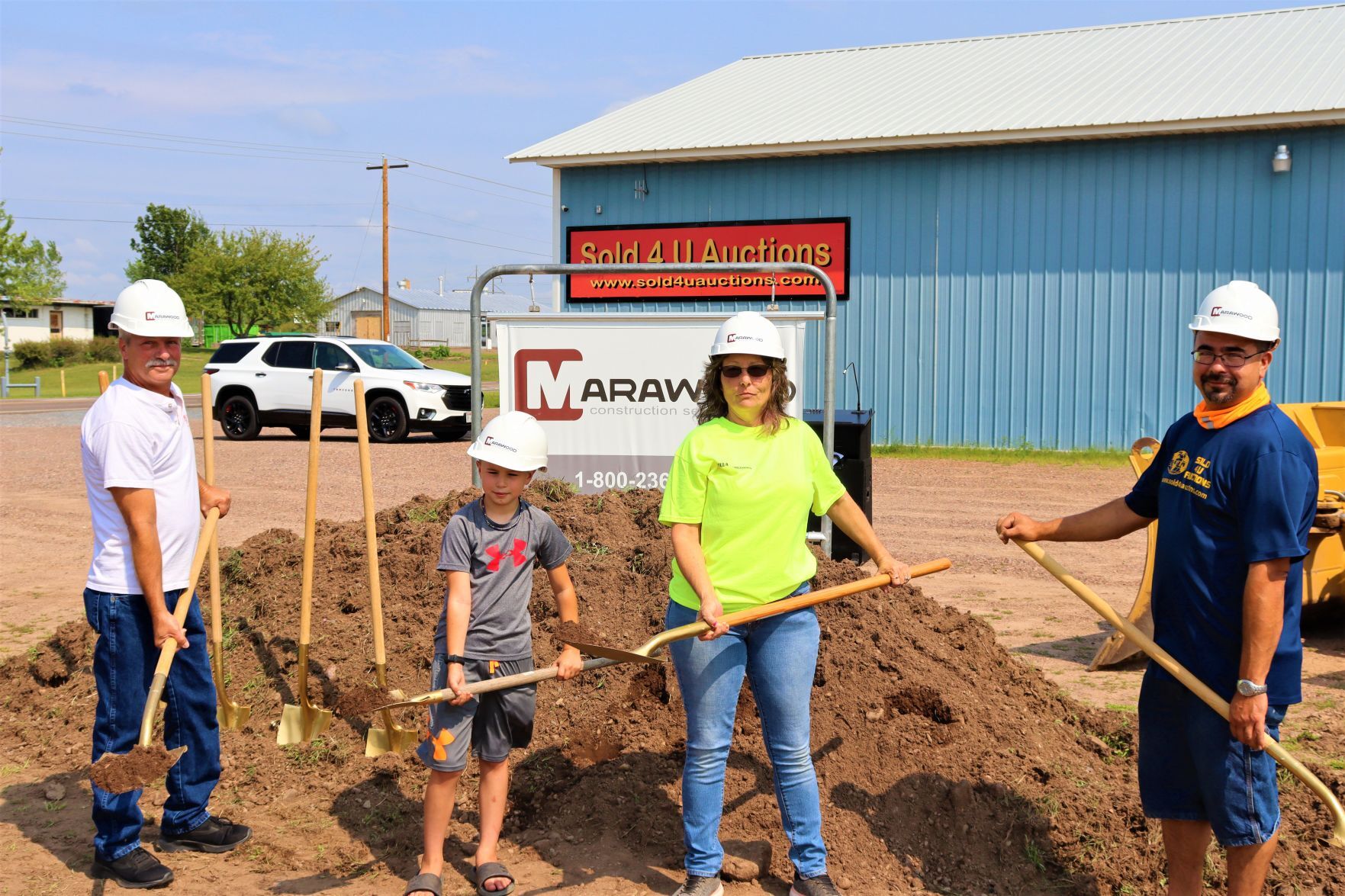 Sold 4 U Auctions breaks ground on new facility in Chippewa Falls