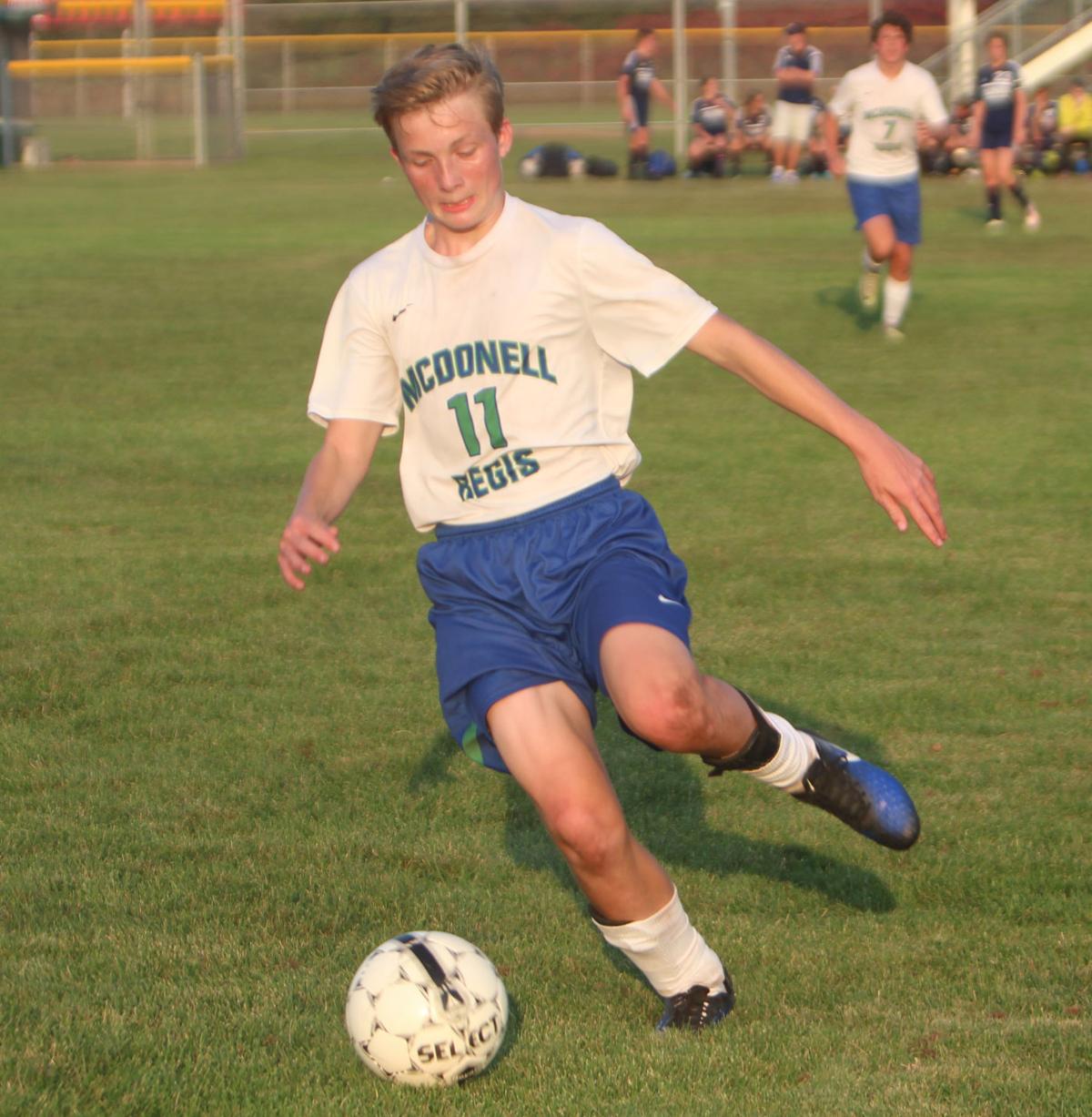 Columbus Catholic at McDonell/Regis boys soccer 9-12-17