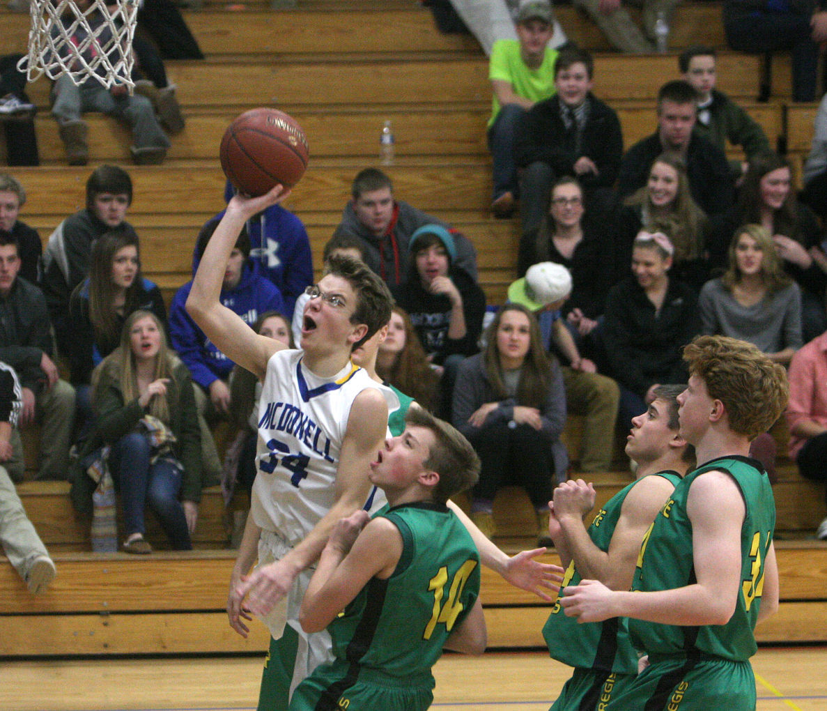 Photos Eau Claire Regis at McDonell boys basketball 121914 High