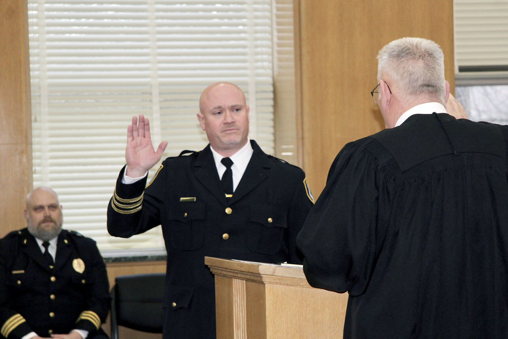 Ryan Douglas sworn in as Chippewa Falls Police Chief