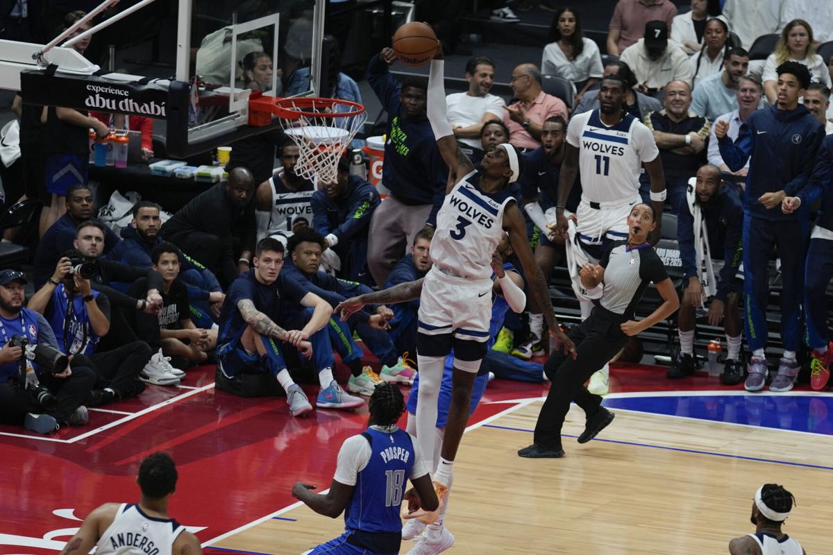 Timberwolves defend Jaden McDaniels NBA All-Defense