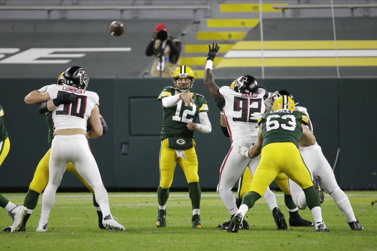 Depth On Display Aaron Rodgers Leads Packers Shorthanded Offense Past Falcons To Remain Undefeated Professional Football Chippewa Com