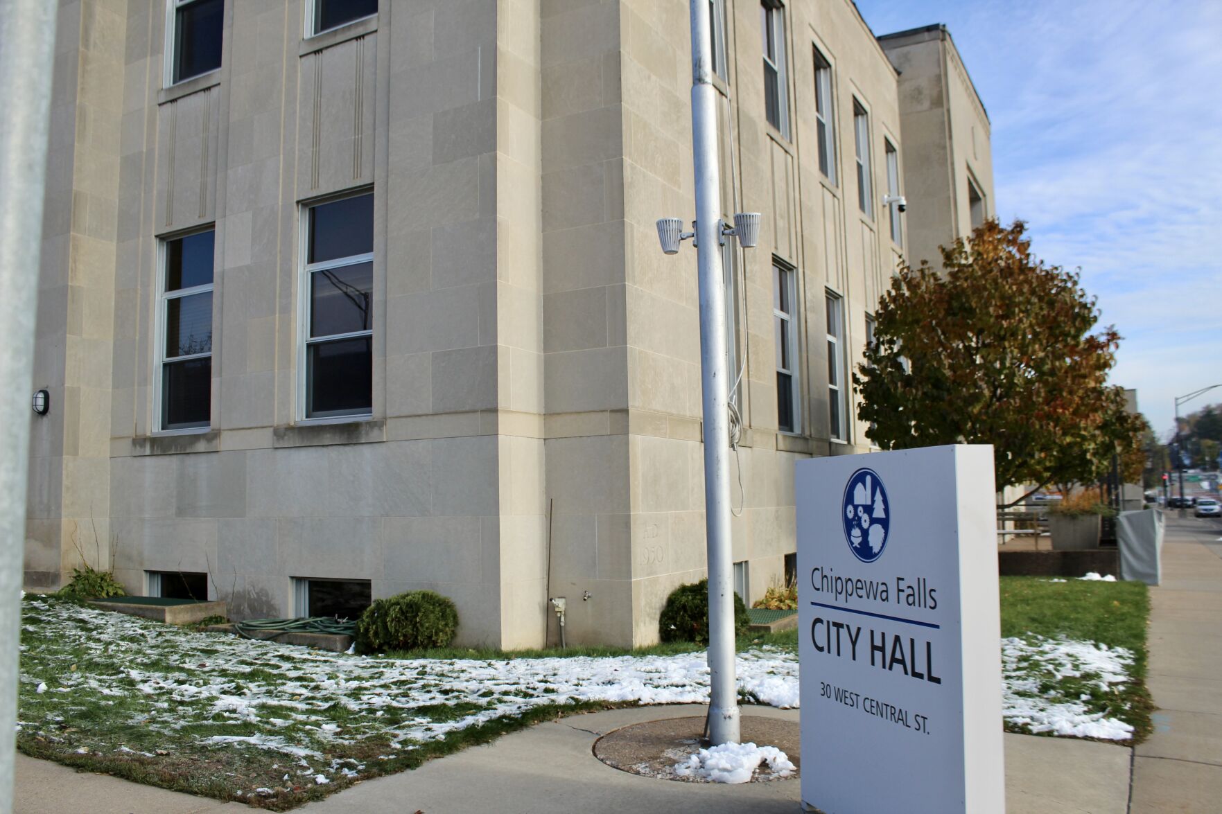 New roof electrical upgrades for city hall as police building in