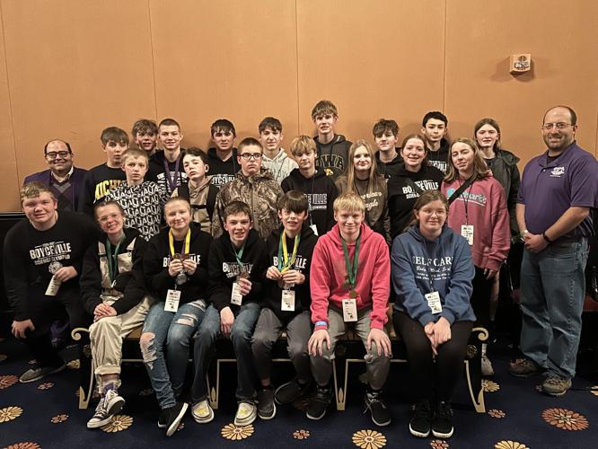 Boyceville Middle and High School Science Olympiad team