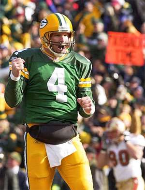 Green Bay Packers, Brett Favre beat 49ers in NFL playoffs - Sports