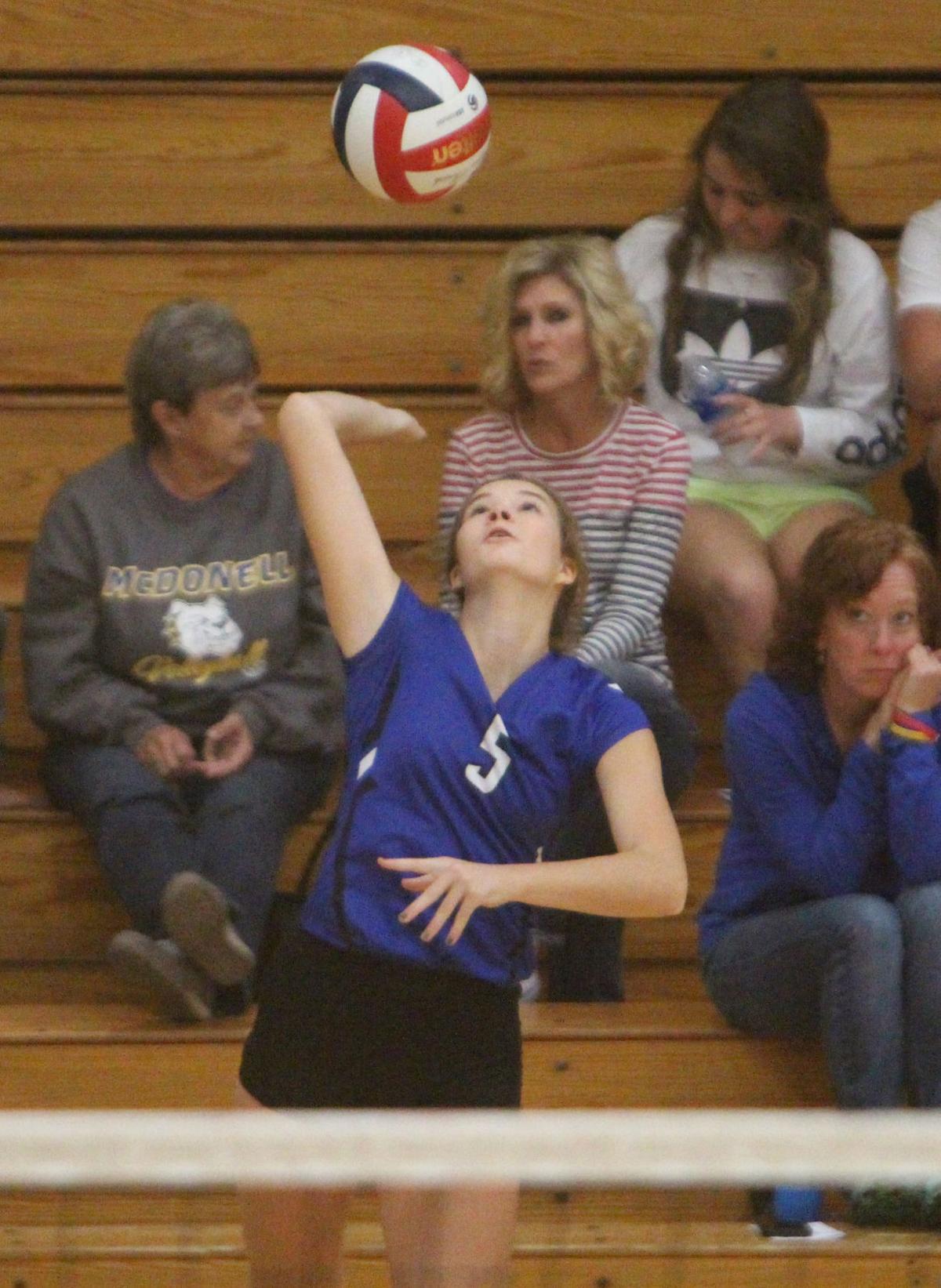Debbie Roesler Memorial Invitational volleyball at McDonell 9-9-17