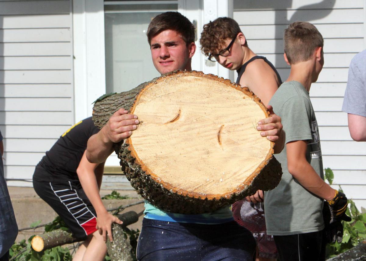 Cadott football cleanup