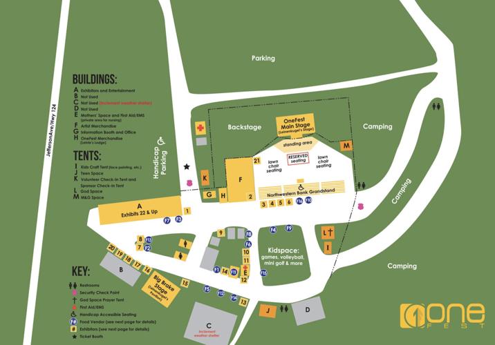 Map of OneFest