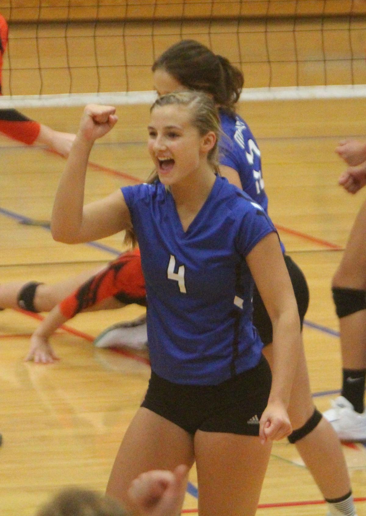 Debbie Roesler Memorial Invitational volleyball at McDonell 9-9-17