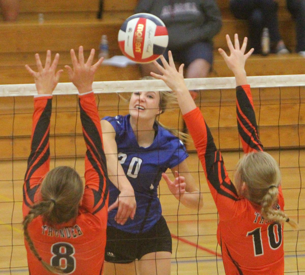 Debbie Roesler Memorial Invitational volleyball at McDonell 9-9-17