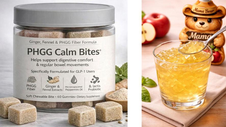 AI-generated images of the Calm Bites and Mama Bear dietary supplement ideas