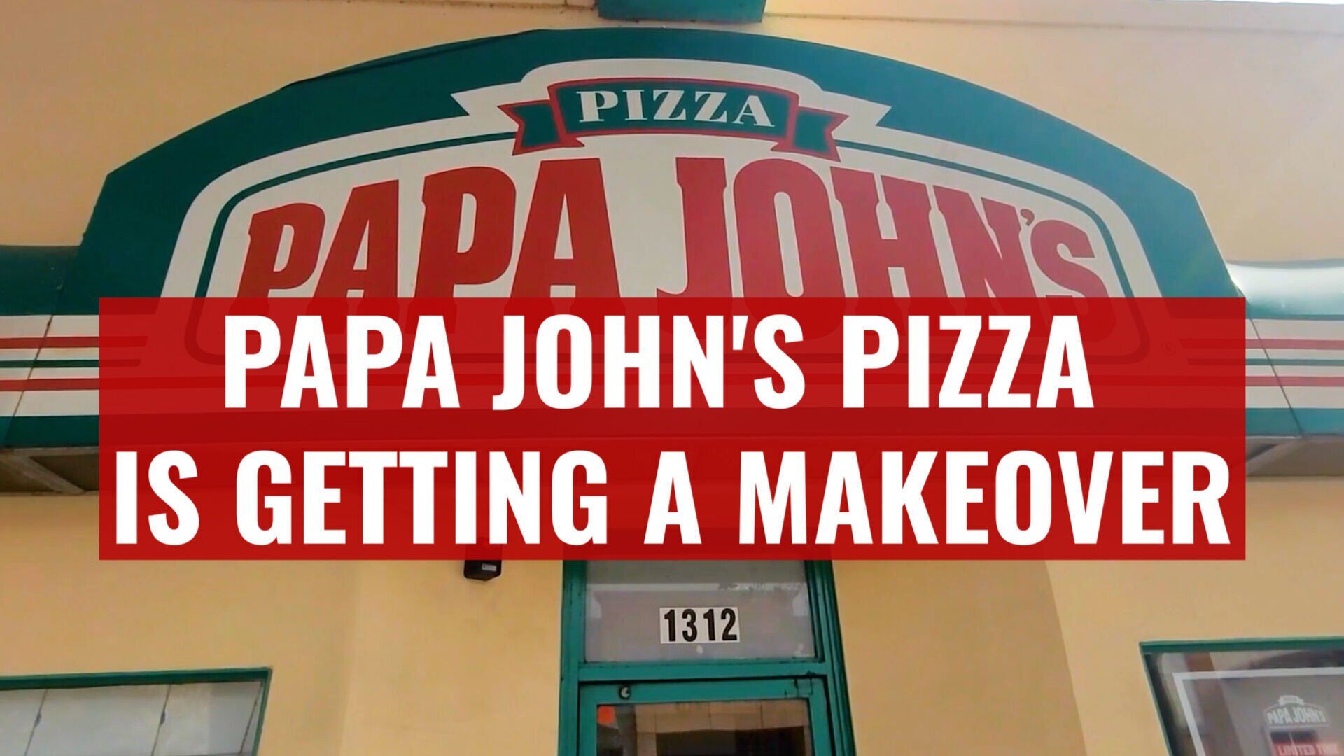 Watch Now Papa John s Pizza is getting a makeover