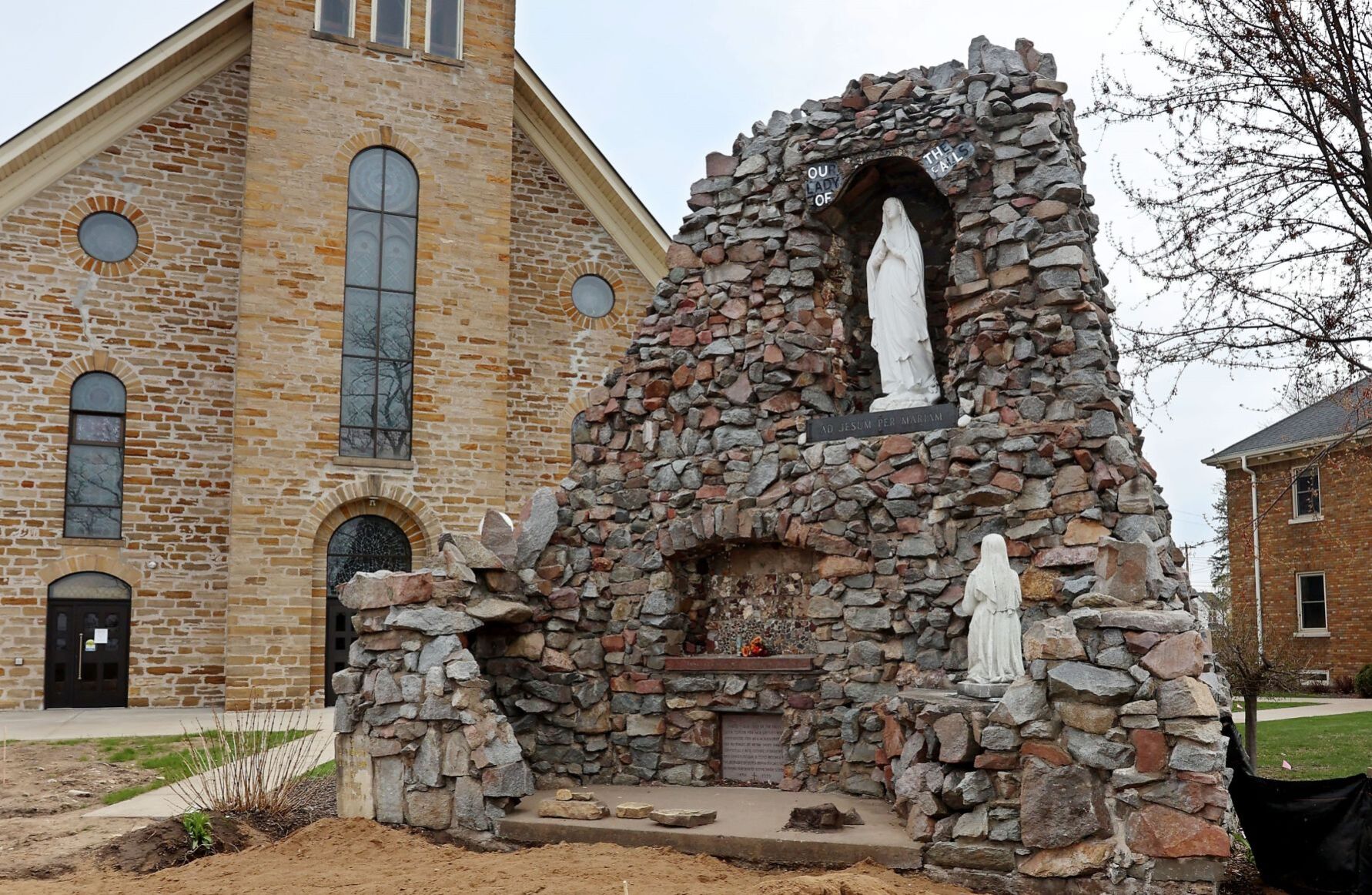 It s a hidden gem Notre Dame Catholic Church restoring aging grounds