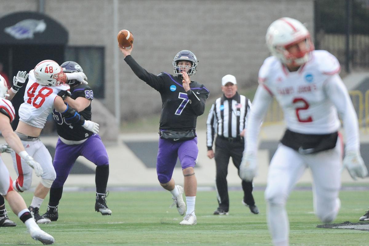 UW-Whitewater football photo: Quarterback Max Meylor