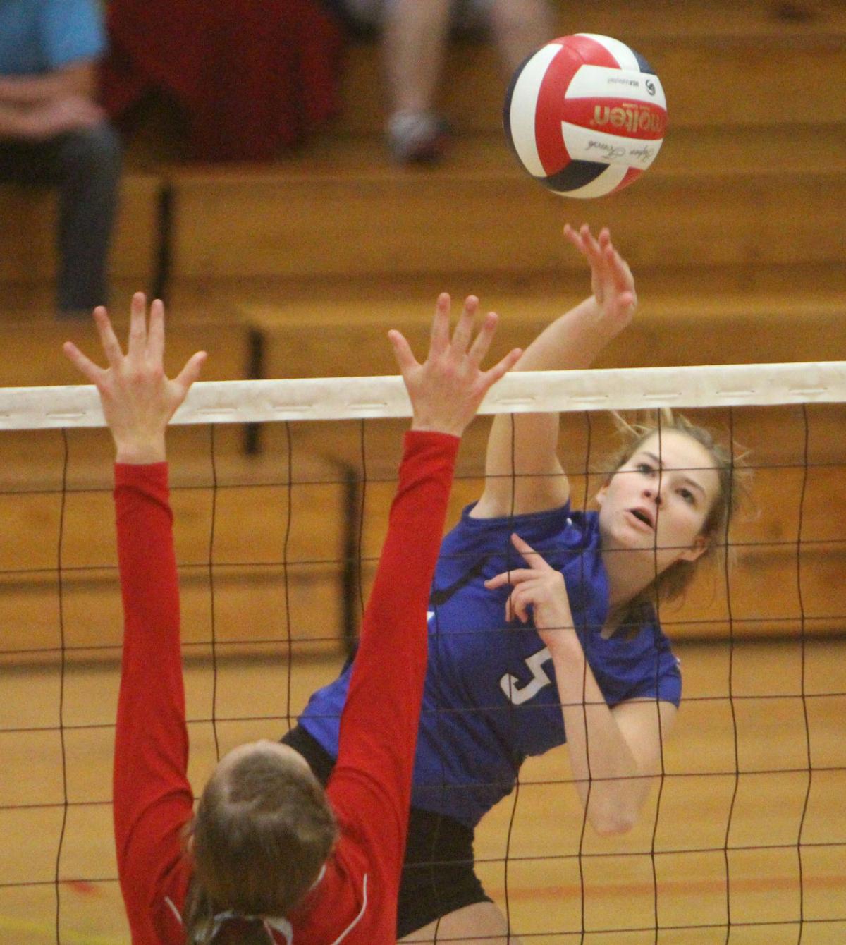 Debbie Roesler Memorial Invitational volleyball at McDonell 9-9-17