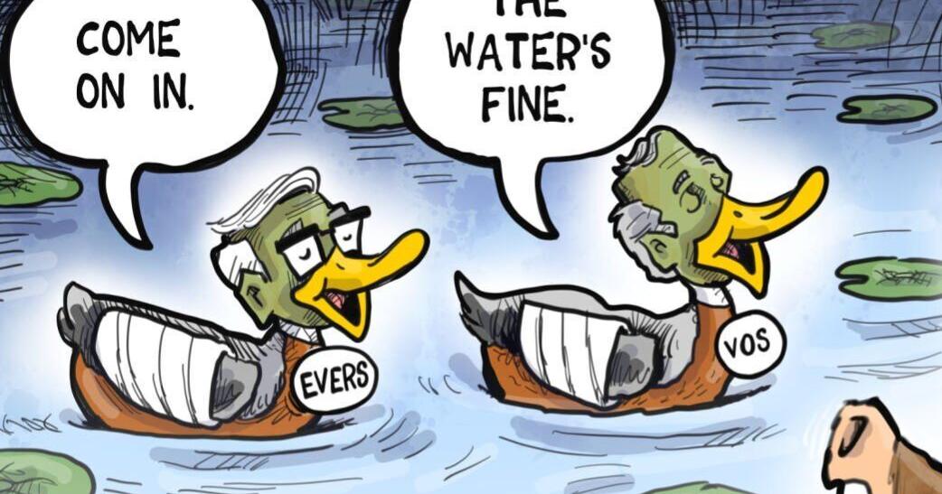 Only lame ducks want to end gerrymandering in Phil Hands’ cartoon