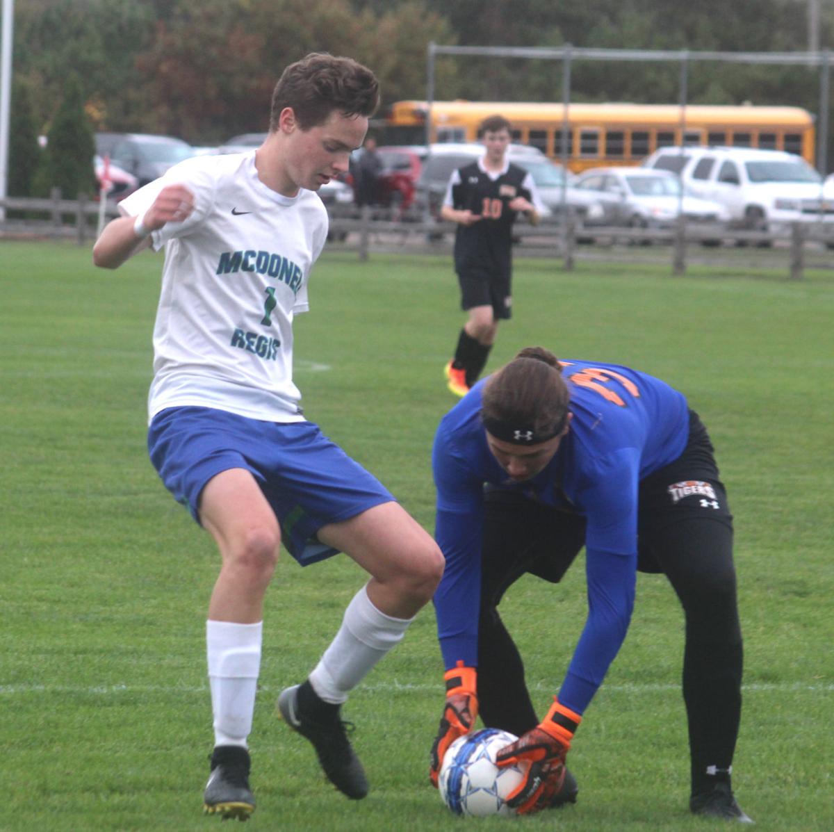 McDonell/Regis vs Black River Falls boys soccer 10-10-17