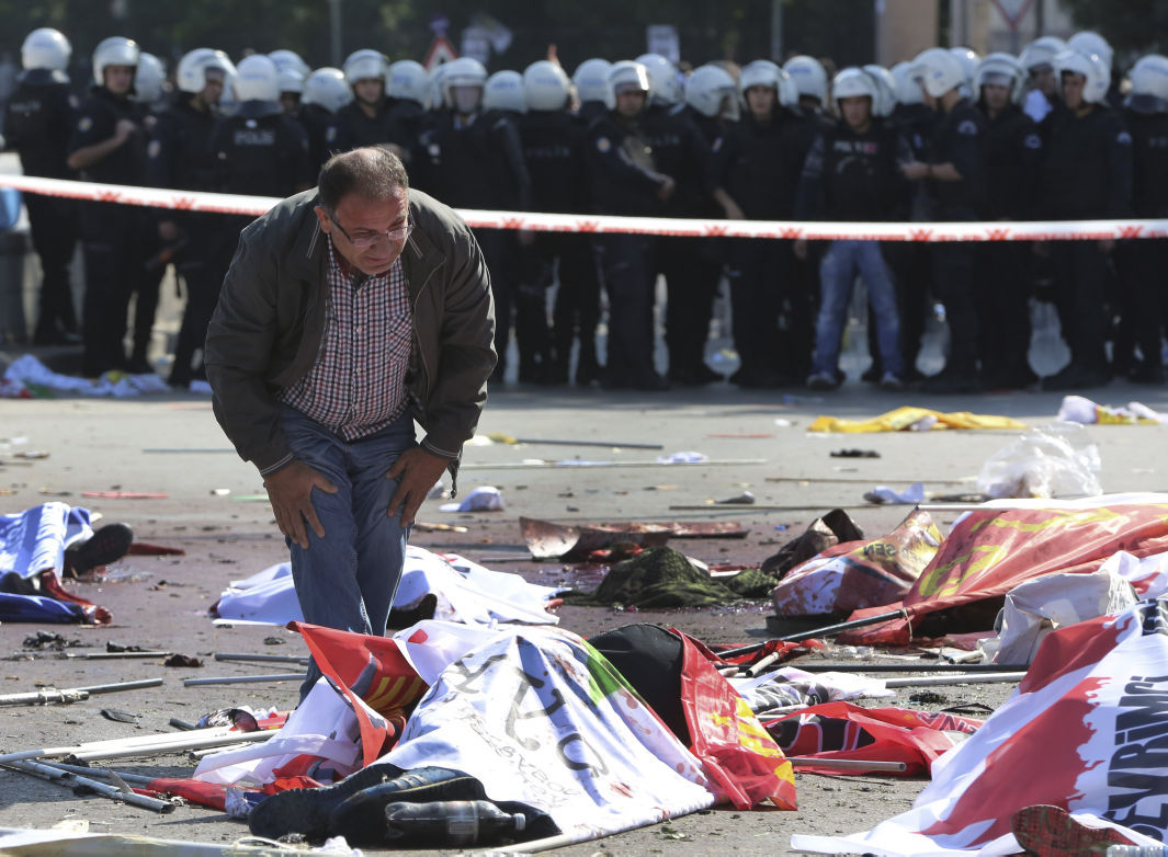 Suicide Bombings Kill 95 People At Ankara Peace Rally