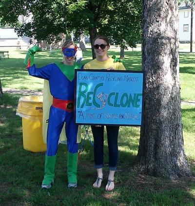 recyclone named as dunn county s recycling mascot community