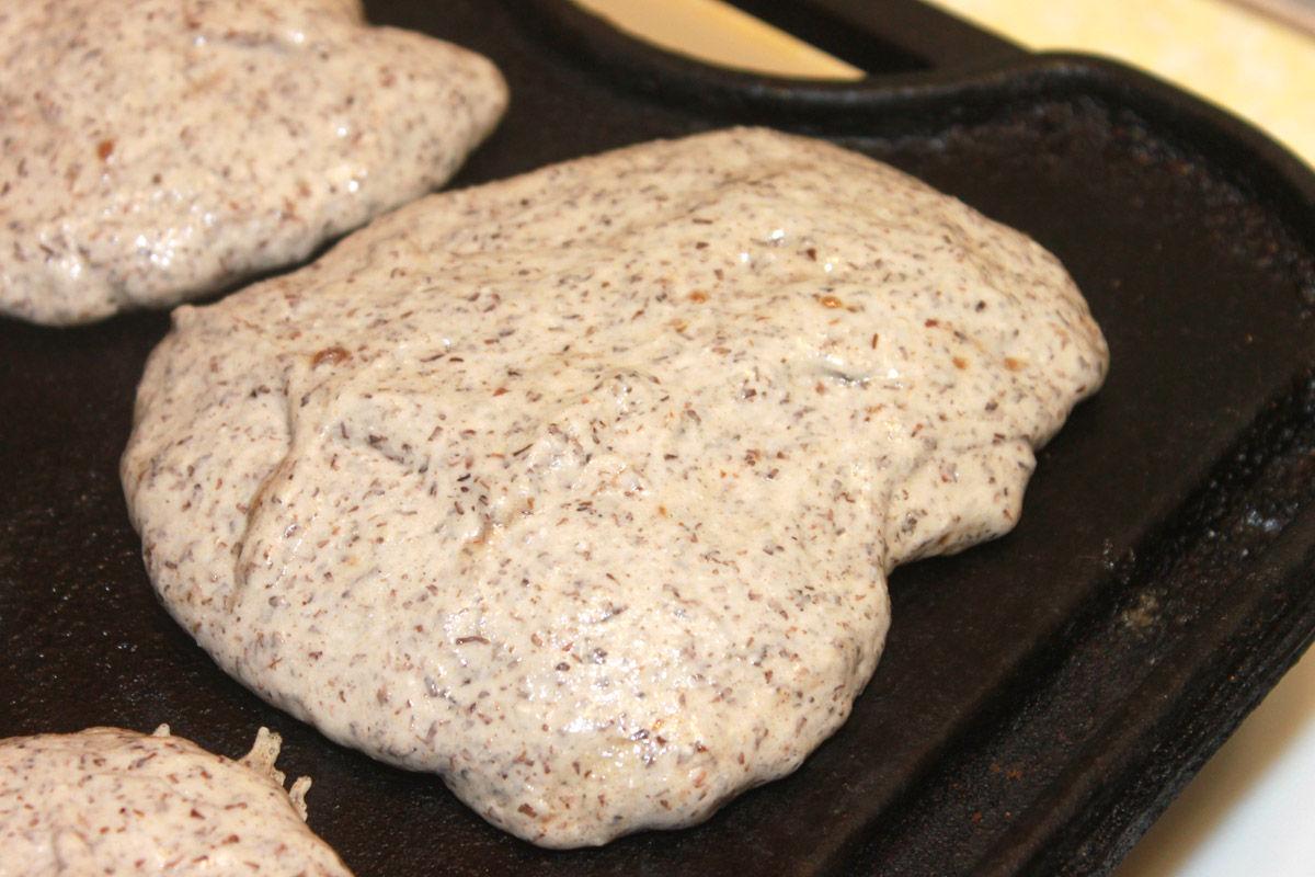 Someone’s in the cook shack Overnight buckwheat pancakes