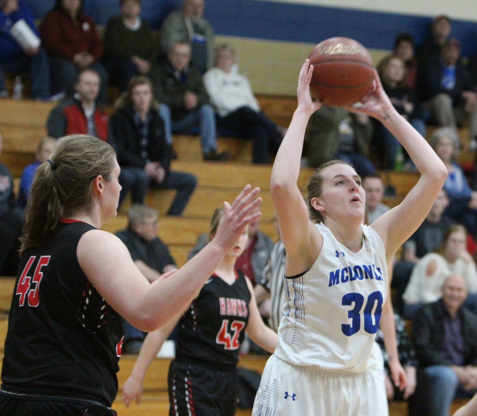 Photos: Owen-Withee At McDonell Girls Basketball 2-23-18