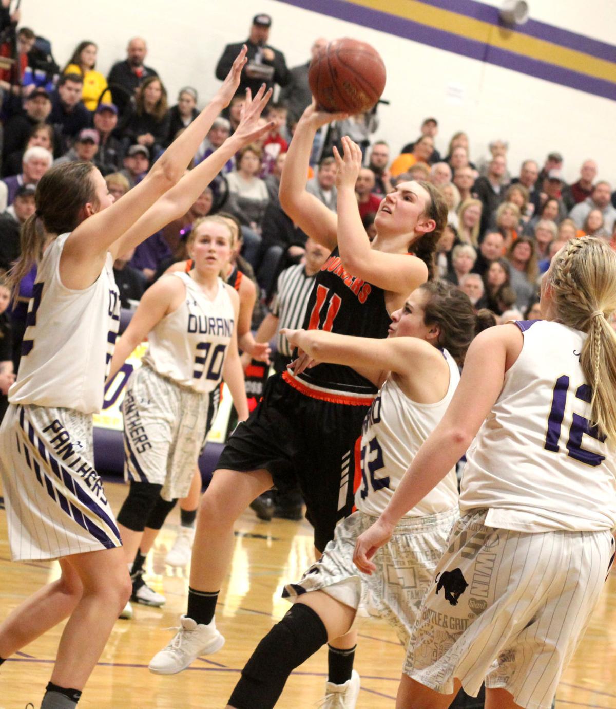 Prep Girls Basketball Elk Mound Eliminated After Back And Forth
