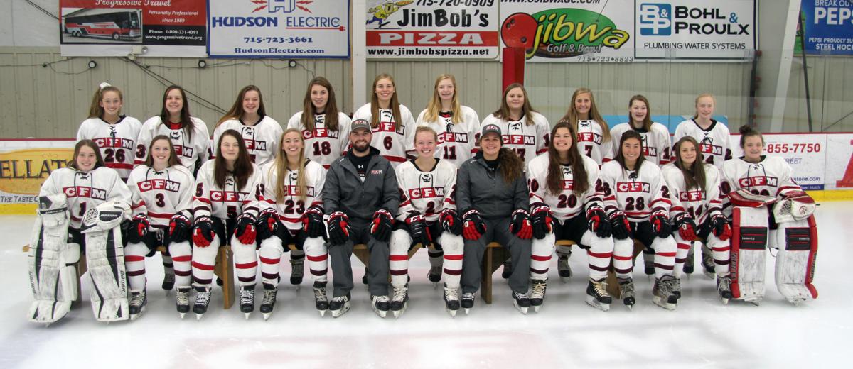 2018-19 Chi-Hi/Menomonie girls hockey team photo