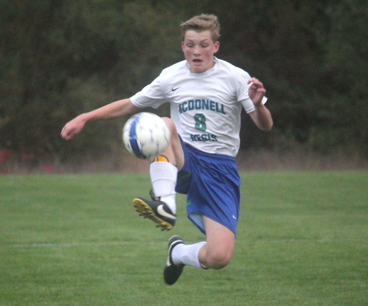 McDonell/Regis vs Black River Falls boys soccer 10-10-17