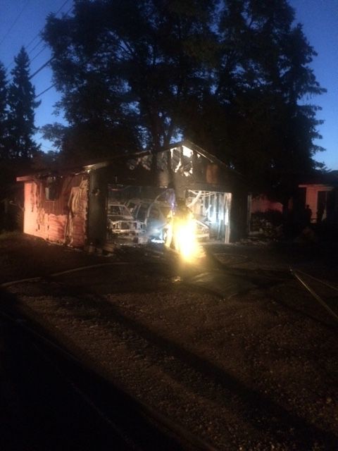 Chippewa Falls garage is a 40 000 loss after Tuesday night fire