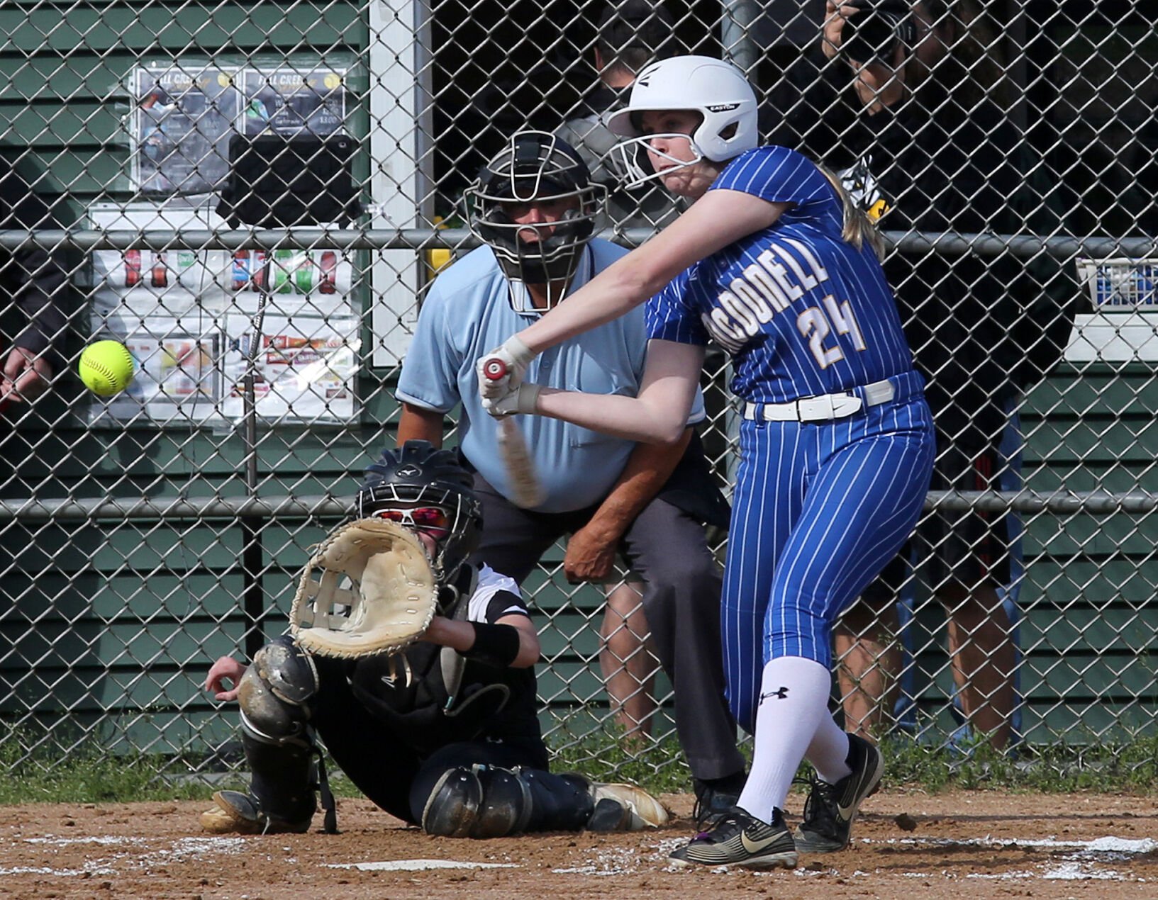 Fall Creek Softball Doubles Up McDonell In Sectional Semis