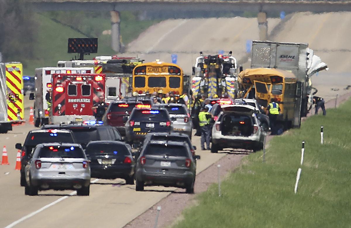 Semi driver charged in crash with Wisconsin school bus