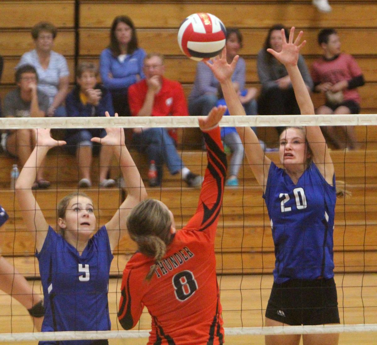 Debbie Roesler Memorial Invitational volleyball at McDonell 9-9-17