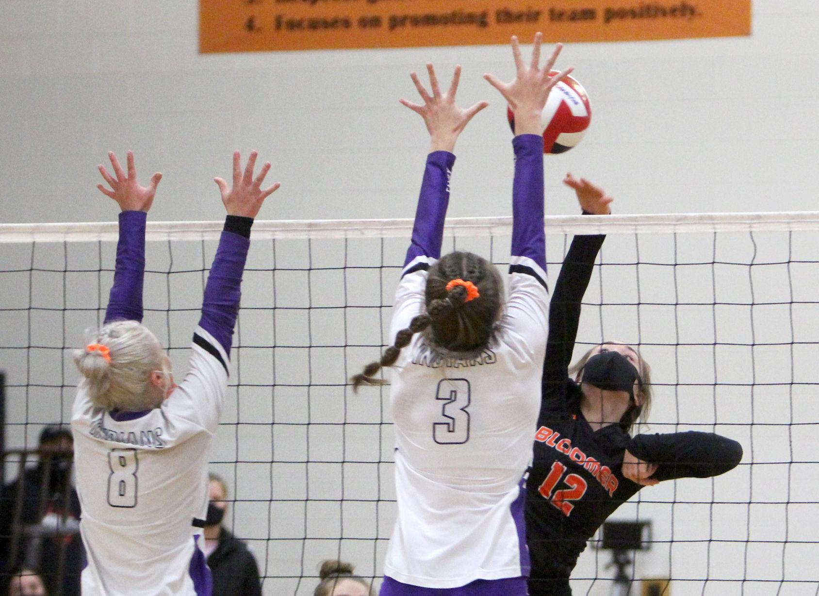 Tuesday Prep Roundup Bloomer volleyball scores fiveset win over Cameron