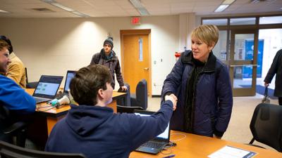 Chancellor Katherine Frank first day