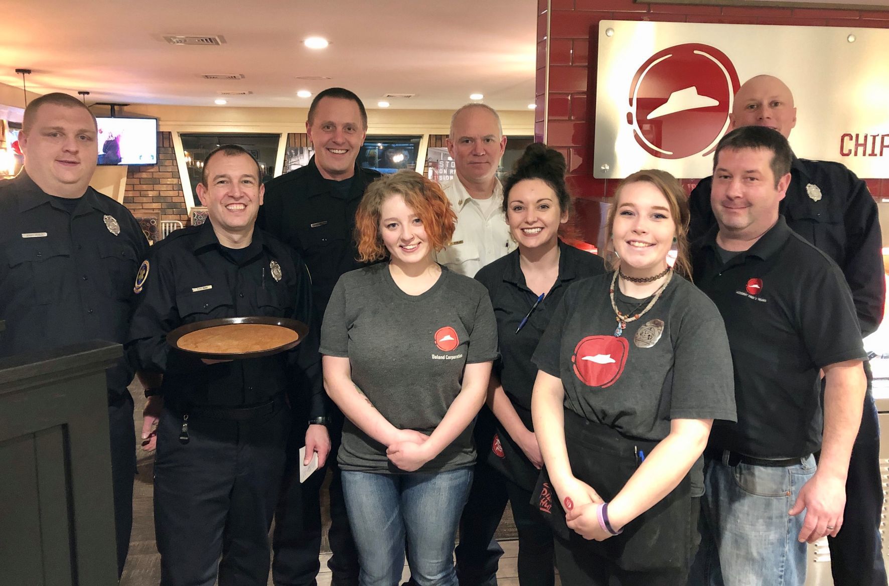 Pizza Hut and Chippewa Falls Fire Dept. collaborate on public