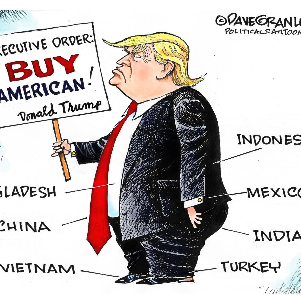 Trump Doesn T Buy American In Dave Granlund S Latest Political Cartoon Opinion Chippewa Com