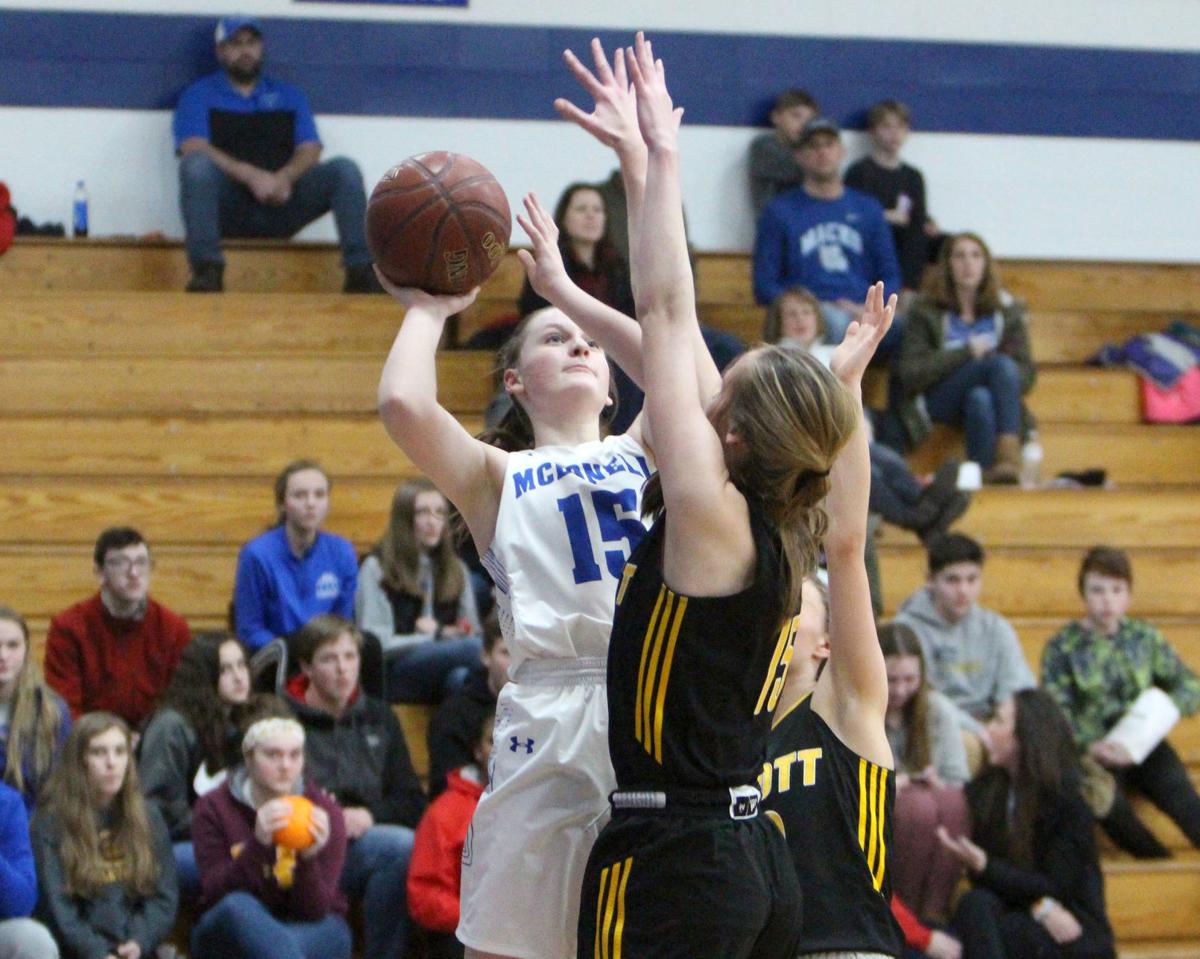 Cadott at McDonell girls basketball 2-14-20