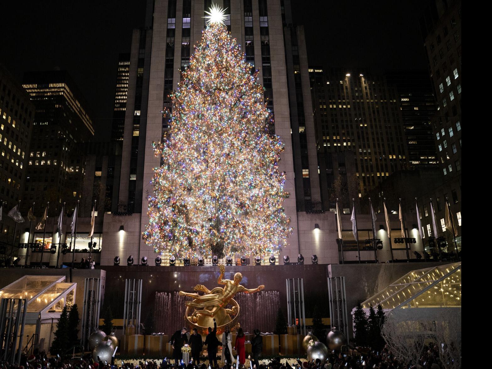 Photos Scenes From The 2021 Rockefeller Center Christmas Tree Lighting Entertainment Chippewa Com
