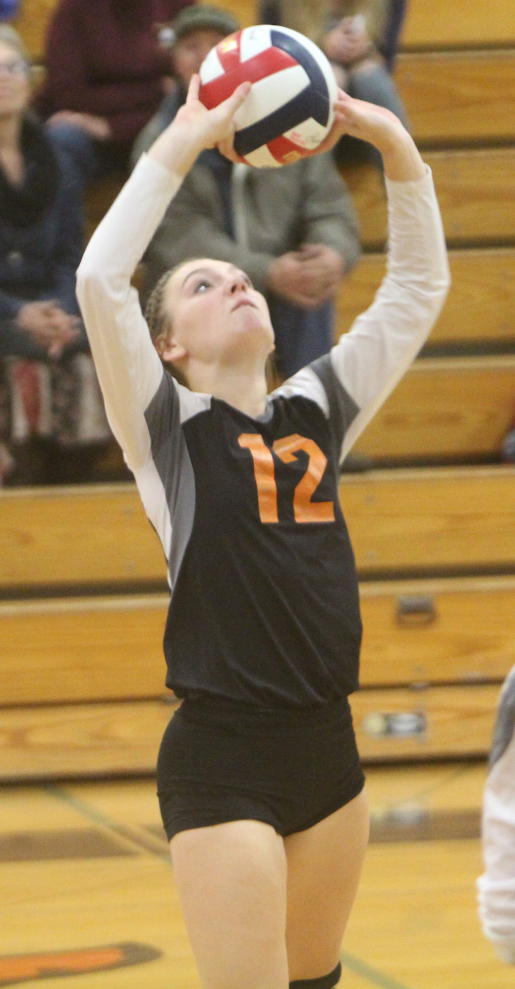 Bloomer volleyball at Heart O' North Conference quad