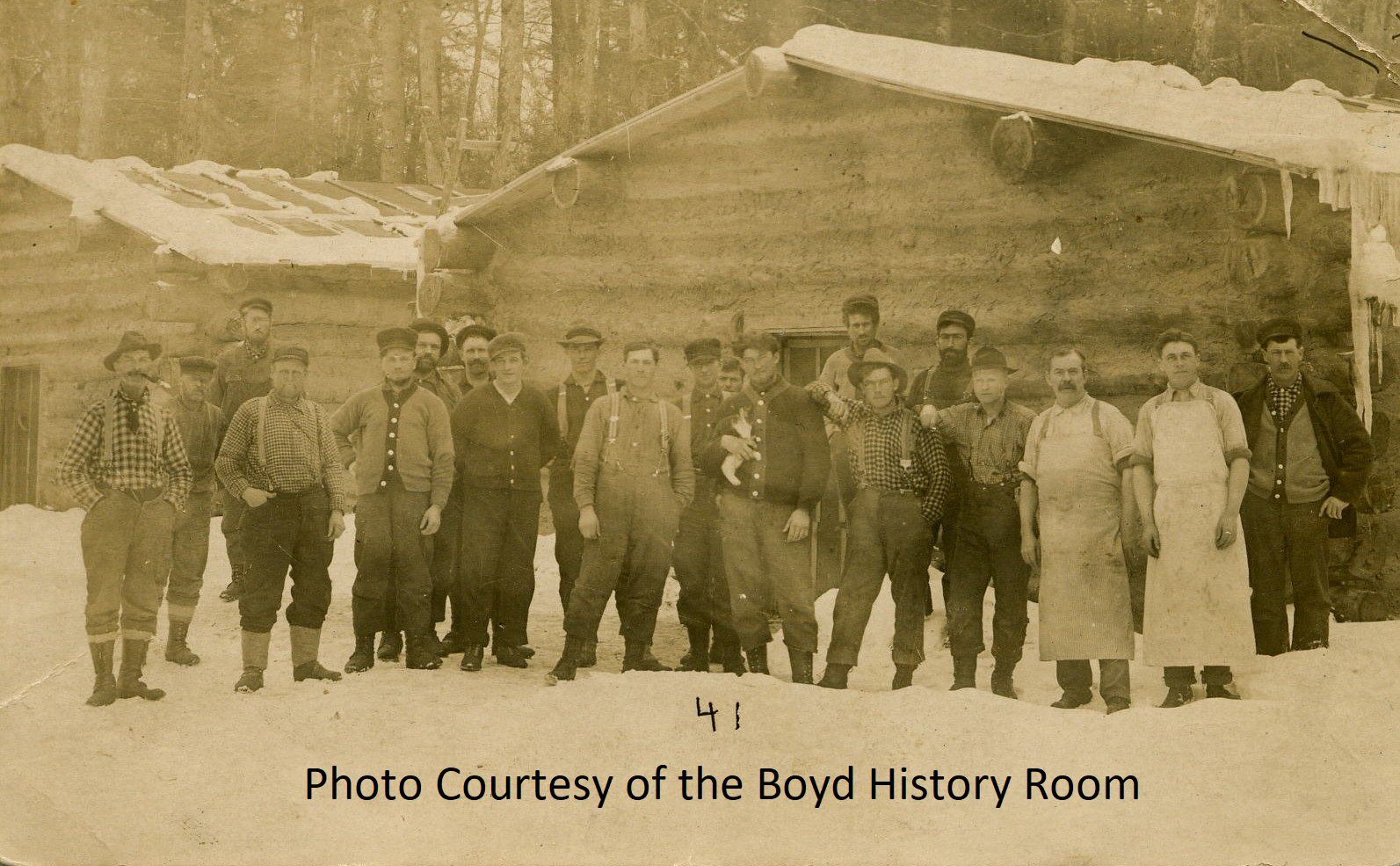 Time Capsule Logging Camp in Northern Wisconsin