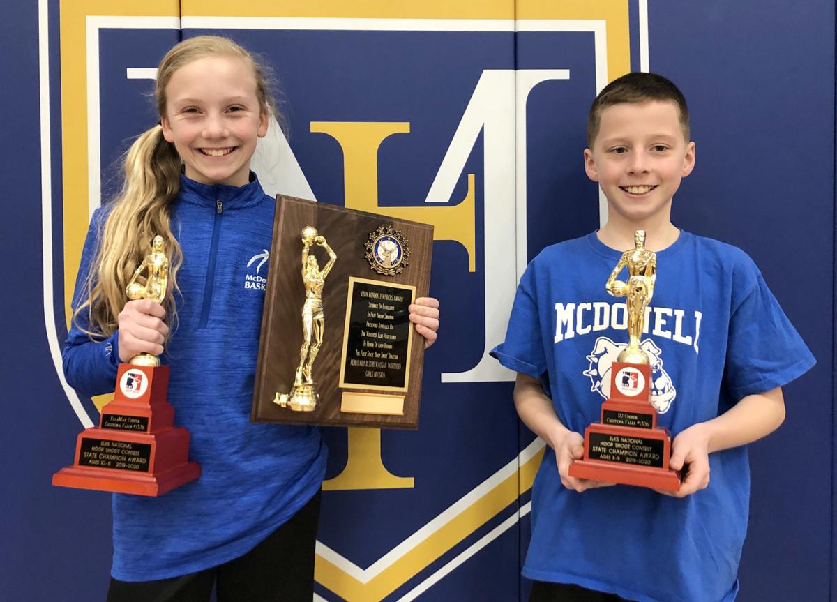 Local Youth Basketball Coopers qualify for Elks Regional Hoop Shoot