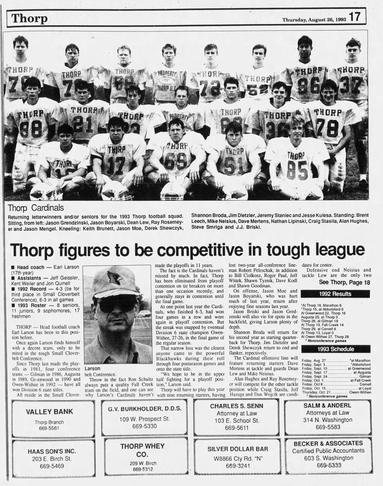 Relive previous Thorp football trips to state