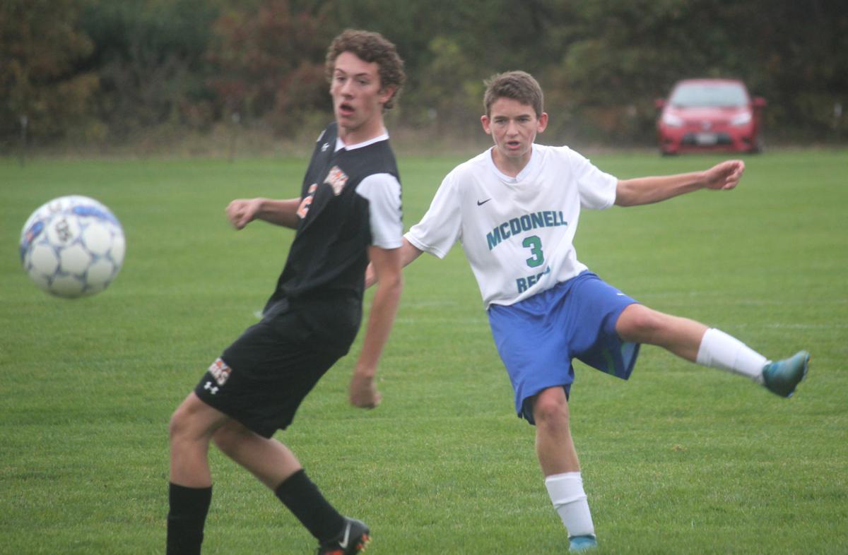 McDonell/Regis vs Black River Falls boys soccer 10-10-17