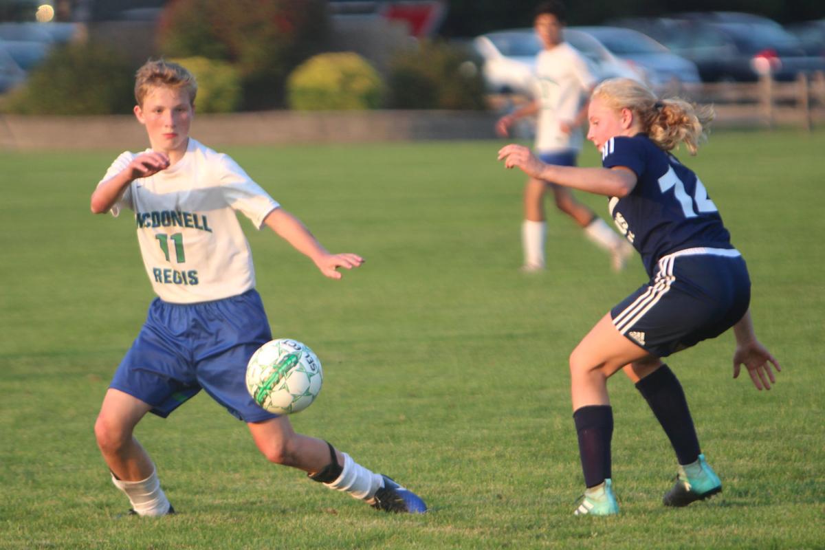 Columbus Catholic at McDonell/Regis boys soccer 9-12-17