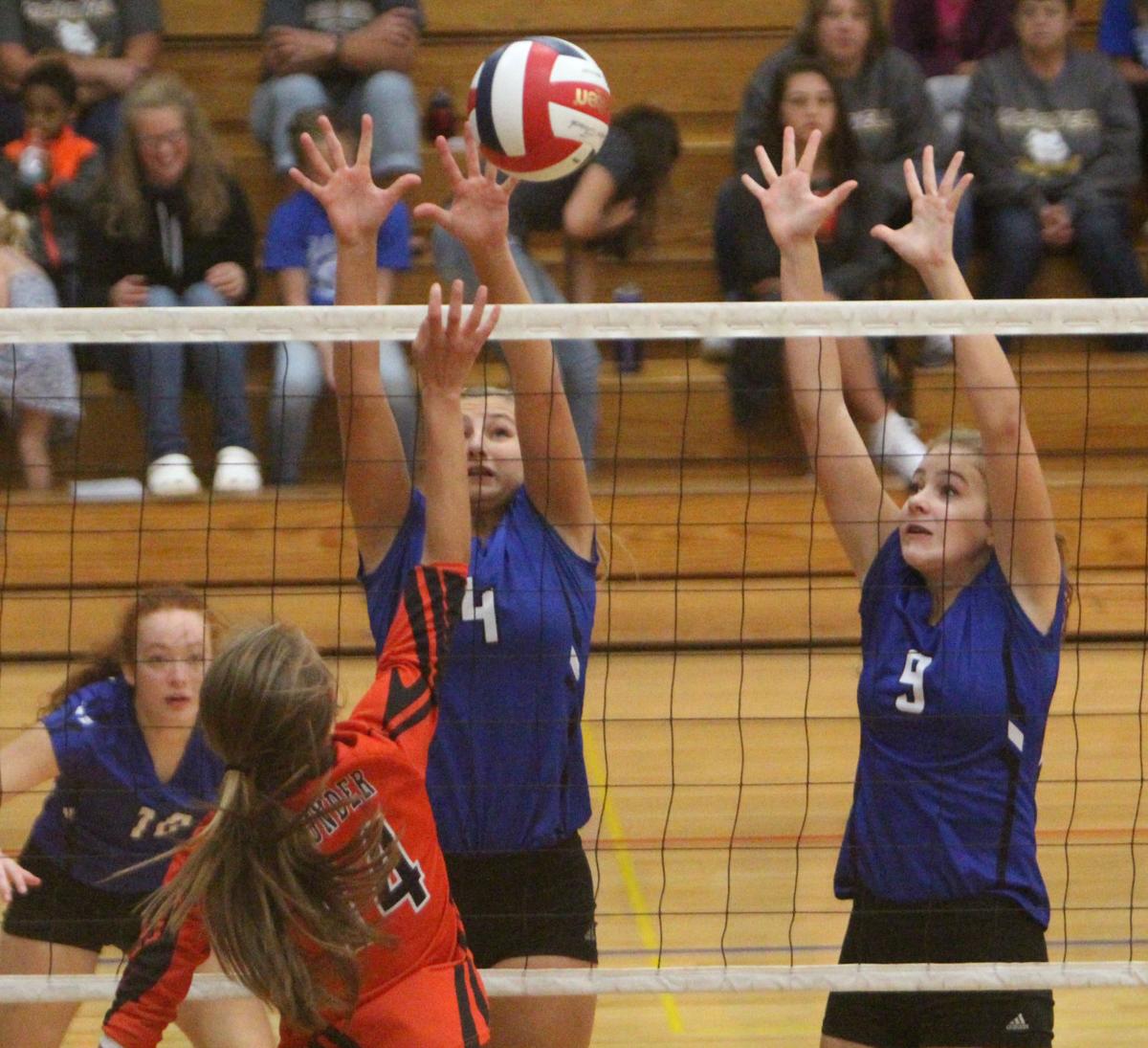 Debbie Roesler Memorial Invitational volleyball at McDonell 9-9-17