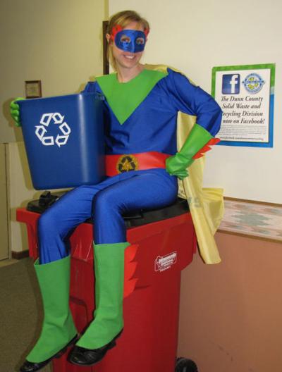 recycling mascot announced for dunn county community