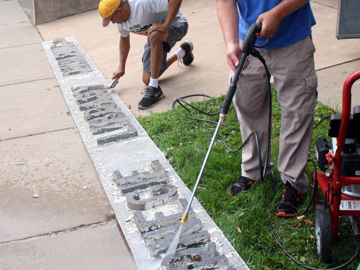 Original Carnegie Library Sign Given To Chippewa Falls Public Library Local News Chippewa Com