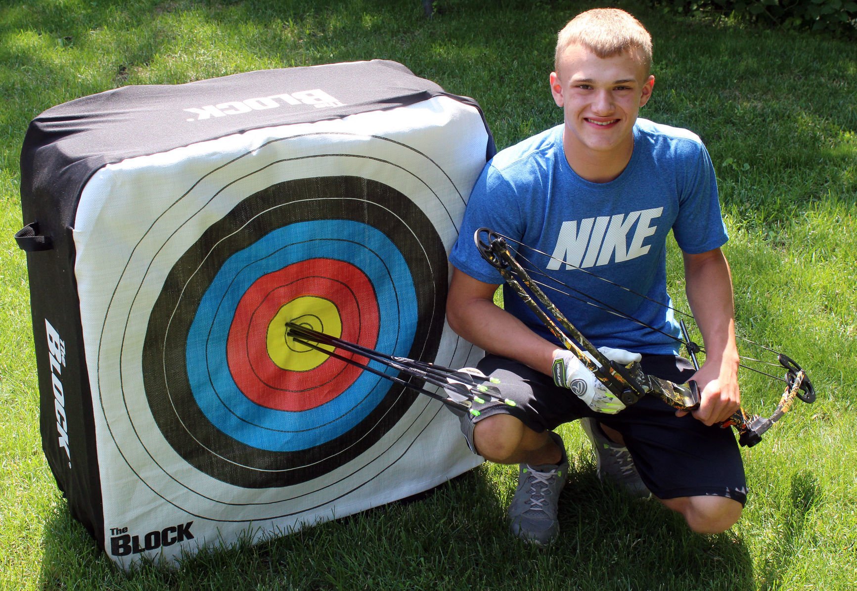 Archery At world competition the arrow s pointing up for Cadott s