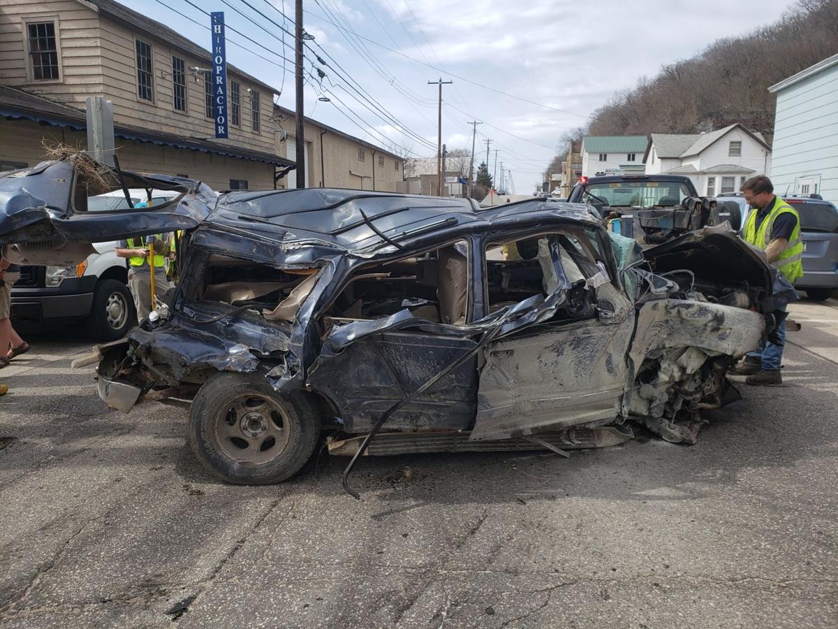 Crash in Fountain City sends two to hospital with severe and life